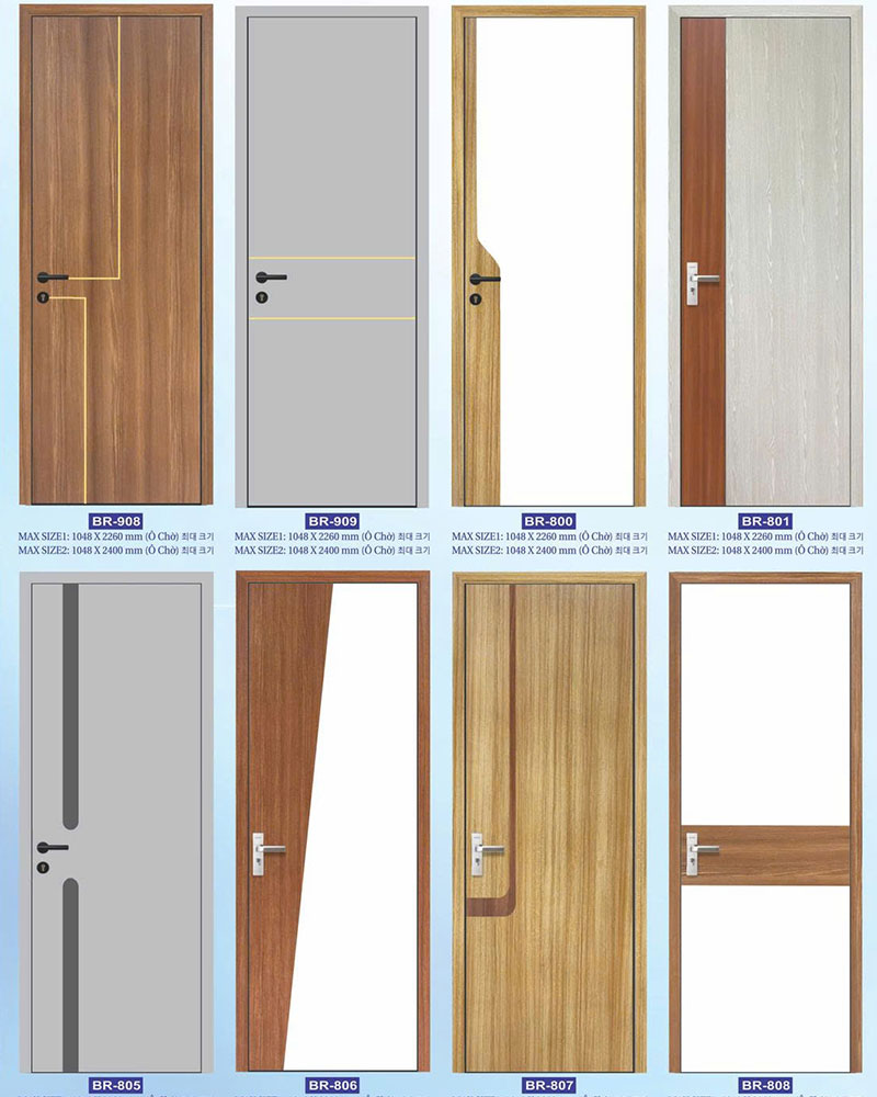 mẫu cửa hàn quốc BR800