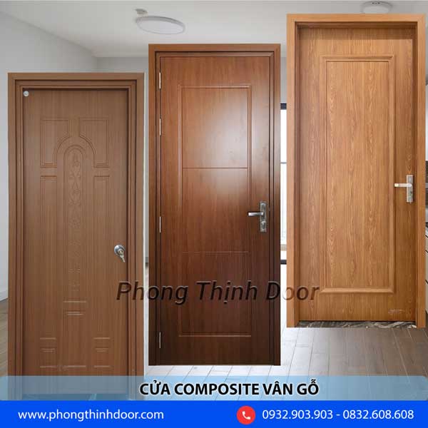 cửa composite vân gỗ