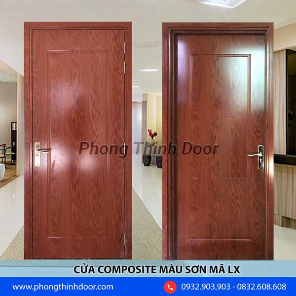 cửa composite sơn vân gỗ