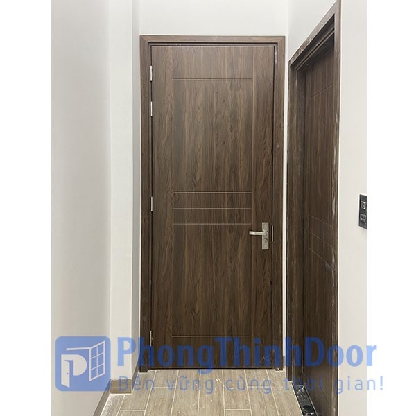 Cửa nhựa Composite B974 vân gỗ nhạt thiết kế tinh tế phù hợp căn hộ trẻ trung - Xem chi tiết sản phẩm