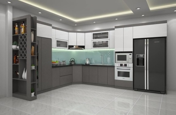 Ứng dụng thực tế của gỗ lõi xanh MDF trong nội thất phòng bếp hiện đại